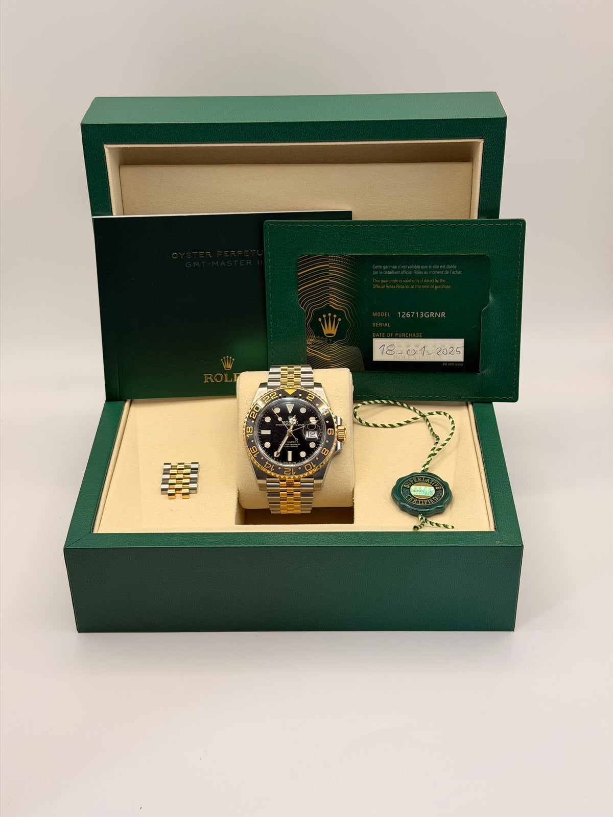 ROLEX GMT MASTER II - 126713GRNR