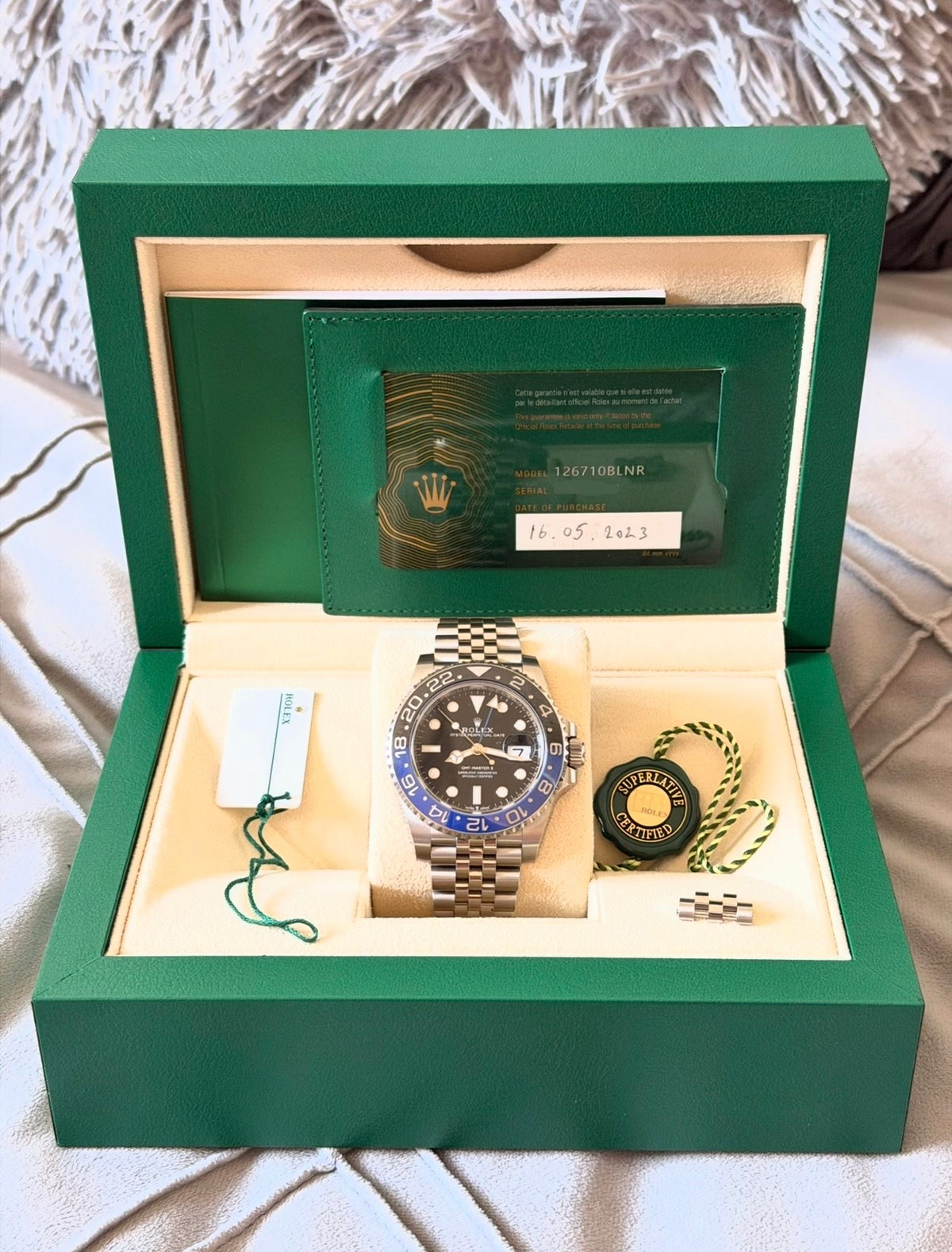 ROLEX GMT MASTER II - 126710BLNR