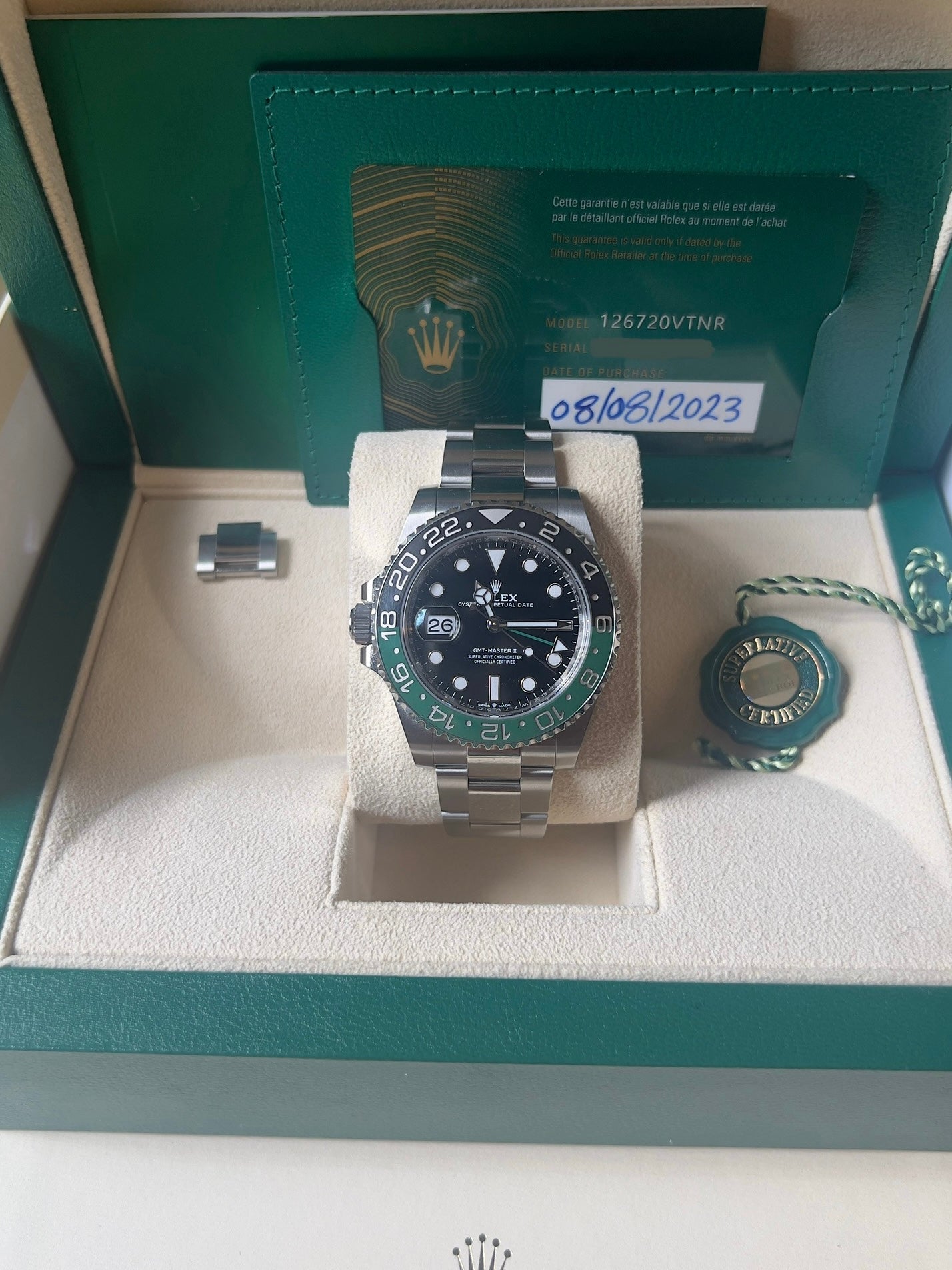 ROLEX GMT MASTER II - 126720VTNR